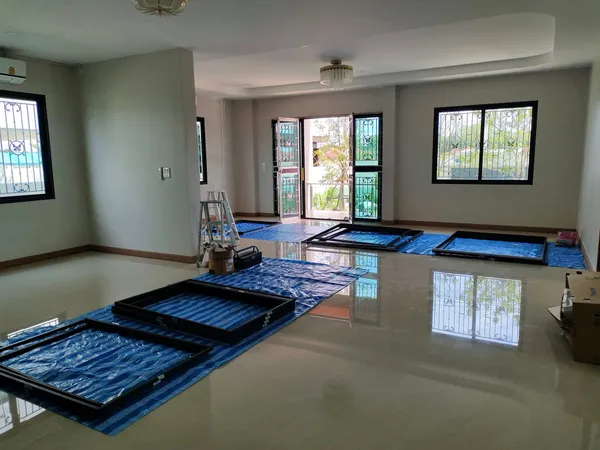 ผลงานการติดตั้งผ้าม่าน ฉากกั้นแอร์ สุมาลีผ้าม่าน - 5