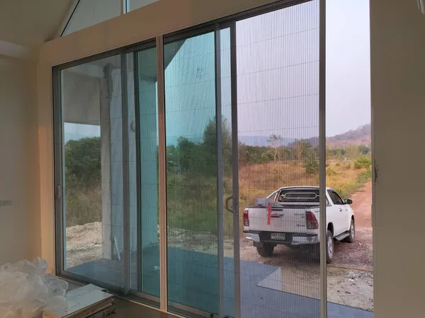 ผลงานการติดตั้งผ้าม่าน ฉากกั้นแอร์ สุมาลีผ้าม่าน - 8