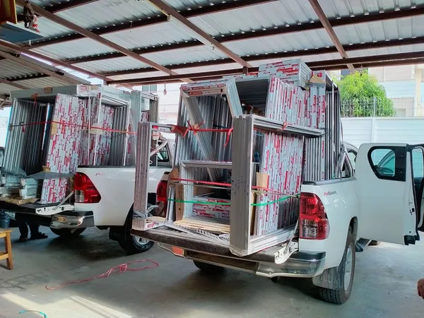 ผลงานการติดตั้งผ้าม่าน ฉากกั้นแอร์ สุมาลีผ้าม่าน - 9