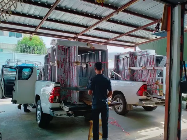 ผลงานการติดตั้งผ้าม่าน ฉากกั้นแอร์ สุมาลีผ้าม่าน - 10