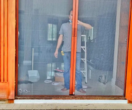 ผลงานการติดตั้งผ้าม่าน ฉากกั้นแอร์ สุมาลีผ้าม่าน - 19