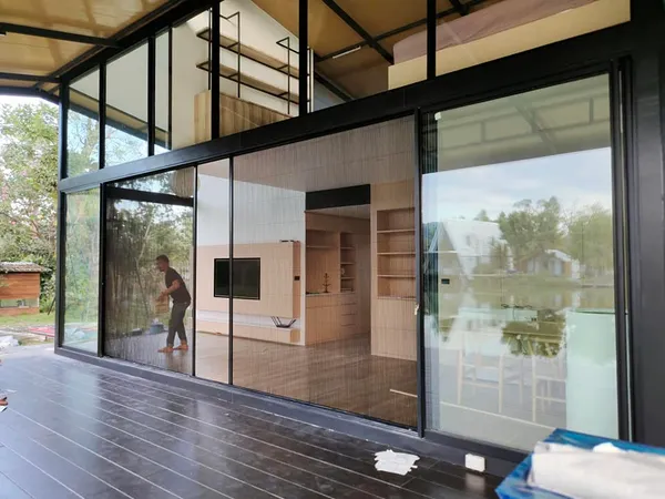 ผลงานการติดตั้งผ้าม่าน ฉากกั้นแอร์ สุมาลีผ้าม่าน - 20