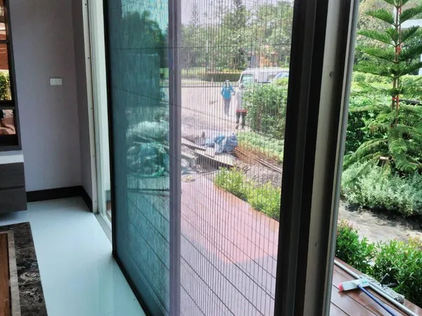 ผลงานการติดตั้งผ้าม่าน ฉากกั้นแอร์ สุมาลีผ้าม่าน - 24